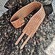 Belt-belt made of leather ' Pletenka!, Straps, Liski,  Фото №1