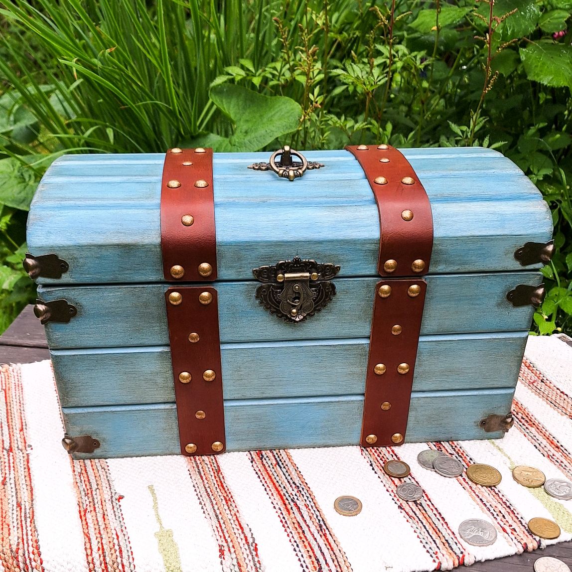 Сундук сундучок пиратский морской для сокровищ подарок ребенку в ...