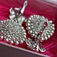  Серьги из бисера «Белоснежка» Swarovski. Свадебные аксессуары. BUTTERFLY JEWELRY. Ярмарка Мастеров.  Фото №5