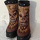 Men's felted boots Iron Maiden, High Boots, Ekaterinburg,  Фото №1
