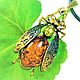 Amber pendant Insect beetle decoration for girl woman. Pendant. BalticAmberJewelryRu Tatyana. Online shopping on My Livemaster.  Фото №2