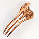 Order Hair clip made of wood ' dune '(Zebrano). OakForest Wooden Jewelry. Livemaster. . Hairpins Фото №3