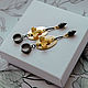 Order Black spinel earrings in oxidized 925 silver. Solanda. Livemaster. . Earrings Фото №3