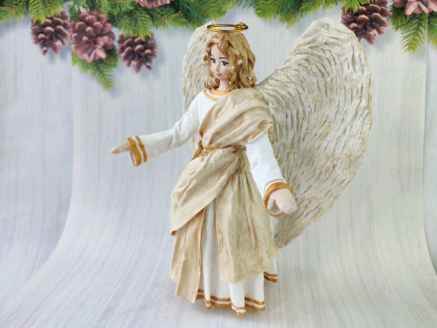 Ангел ёлочная игрушка из ваты № - купить в Украине на internat-mednogorsk.ru