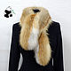 Chic fur scarf boa fur Siberian red Fox. Collars. Mishan (mishan). Online shopping on My Livemaster.  Фото №2
