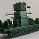Танк КВ-44 из мультика про танки, деревянная игрушка в цвете. Техника и роботы. Семейная мастерская 'Четверг'. Ярмарка Мастеров.  Фото №6