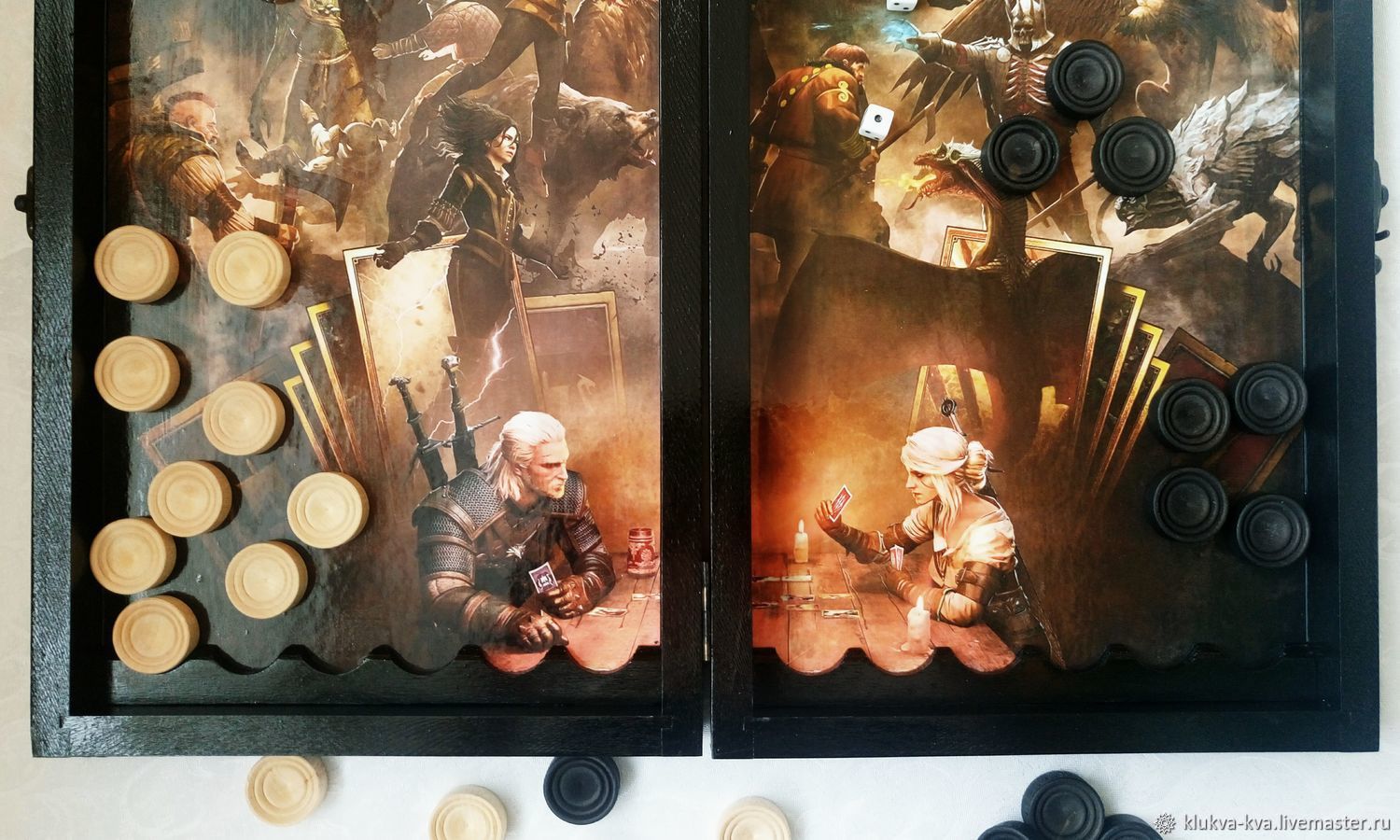 Нарды под заказ в интернет-магазине Ярмарка Мастеров по цене 3500 ...