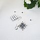 Серьги ромбы из бисера Изразцы. Серьги классические. BeadsGravity | Броши, серьги, колье. Ярмарка Мастеров.  Фото №4