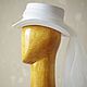 Order White satin wedding female cylinder ' Amazon». Felt Hats Shop. Livemaster. . Sombreros de la boda Фото №3