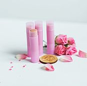 Косметика ручной работы handmade. Livemaster - original item Lip balm argan natural nutrition protection and care pink. Handmade.