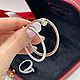Винтаж: Серьги Cartier из серебра. Серьги винтажные. silver-store. Интернет-магазин Ярмарка Мастеров.  Фото №2