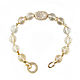 Citrine and Quartz Bracelet, Gold Citrine and Rose quartz bracelet, Bead bracelet, Moscow,  Фото №1