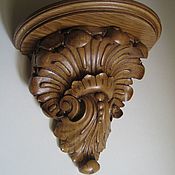 Для дома и интерьера handmade. Livemaster - original item Carved wall console shelf Rococo. Handmade.