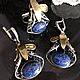 Set with lapis lazuli, Vintage jewelry sets, Tel Aviv,  Фото №1