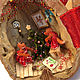 Christmas in a walnut: OOAK miniature, family keepsake. Christmas gifts. WhiteRacoon's handcrafts. My Livemaster. Фото №5
