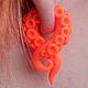 Orange octopus luristanica #stretch #faux #plug #tunnels #handmade #work #faux #plug #tunnel #tunnels #tunnel #tunnels #laplage #false #luristanica #earrings #fake #laplage #luristanica
