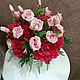 Заказать Композиция из пионов и эустом. Flowers16kzn-. Ярмарка Мастеров. . Композиции Фото №3