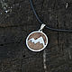 Mountains, a pendant with a tree, Pendant, Tver,  Фото №1