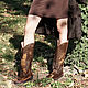 Order TEXANO - Italian Cossack boots made of trimmed pony fur-Autumn-Winter. Febe-handmade. Livemaster. . High Boots Фото №3