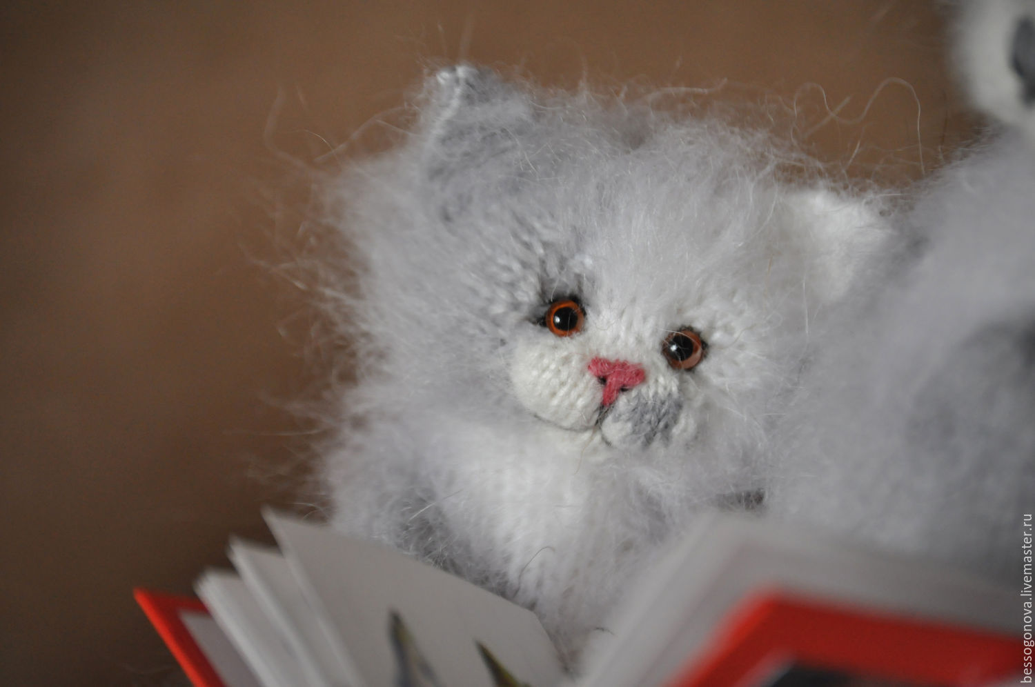 Grandfather TALES Knitted toy cats       