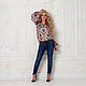 blouse: Blouse with Raglan sleeve. Blouses. Дизайнерские платья Valensia Atelier. Online shopping on My Livemaster.  Фото №2