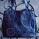 Leather bag 'cornflower story' 2 Department, Classic Bag, Belgorod,  Фото №1