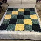 Дача и сад handmade. Livemaster - original item Picnic blankets: Patchwork plaid soft grass. Handmade.