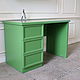 Writing table Green. Tables. Beautiful handcrafted furniture (7208327). Online shopping on My Livemaster.  Фото №2