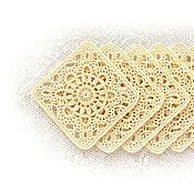 Для дома и интерьера handmade. Livemaster - original item Crocheted napkins - coasters. 