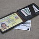 Cardholder-wallet-clip for 6 cards and several bills. Clamps. Joshkin Kot. My Livemaster. Фото №4