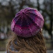 Мериносовая шапочка для девочки "Color&Fun"