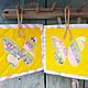 Set of potholders ' Solar butterflies'. Potholders. Stone_Creativity. Online shopping on My Livemaster.  Фото №2