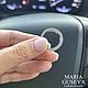 Кольцо дорожка серебро 925 пробы инкрустированное фианитами. Кольца. MARIA GUSEVA Fashion Jewelry. Ярмарка Мастеров.  Фото №6