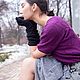 Вязаный спицами блузон. Блузки. Wool garderobe. Интернет-магазин Ярмарка Мастеров.  Фото №2
