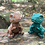Косметика ручной работы handmade. Livemaster - original item Gift volumetric Tyrannosaurus soap. Handmade.
