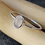 Украшения handmade. Livemaster - original item Ring with uncut rose quartz.| 2 sizes.. Handmade.