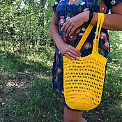 Сумки и аксессуары handmade. Livemaster - original item Verano knitted string bag. Handmade.