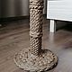 Scratching post: A scratching post with sea knots. Scratching Post. cordknot. Online shopping on My Livemaster.  Фото №2