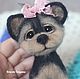 Copyright felted toy dog Yorkshire Terrier Button. Felted Toy. KravetsTatyana. My Livemaster. Фото №6