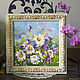 Bluebells and Daisies Painting is oil on canvas 17h17 cm. Pictures. KapustinaArt. Online shopping on My Livemaster.  Фото №2