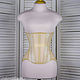 Прозрачный бельевой корсет удлиненный из сетки и кружева. Корсеты. Shi Corset (Анна). Интернет-магазин Ярмарка Мастеров.  Фото №2