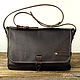 Bag. Genuine leather. Handmade. art. HB 016, Classic Bag, Tolyatti,  Фото №1