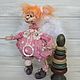 Textile doll collectible. Angel'Motya', Dolls, Mezhdurechensk,  Фото №1