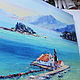 Oil painting ' Bliss Corfu'. Pictures. Zhanne Shepetova. My Livemaster. Фото №5