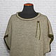 Order Boho tunic linen silk mohair p 46-54 Straw summer. 'Crochet classics' YULIA. Livemaster. . Tunics Фото №3