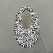 Украшения handmade. Livemaster - original item Silver ring with Swarovski crystals. Handmade.