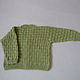 Light olive jacket for a boy. Childrens cardigan. 4 children-baby. My Livemaster. Фото №5