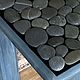 Салфетка ; Подставка декоративная из морской гальки 60/40 см. Салфетки. Мастерская Маргариты Даниленко ( eco-mat) (eco-mat). Ярмарка Мастеров.  Фото №4