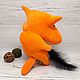 Ate the bird! Soft toy red cat Vasya Lozhkina. Stuffed Toys. Dingus! Funny cats and other toys. My Livemaster. Фото №5