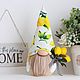 Летний гном с лимонами. Игрушки. Mari_Crafts. Интернет-магазин Ярмарка Мастеров.  Фото №2
